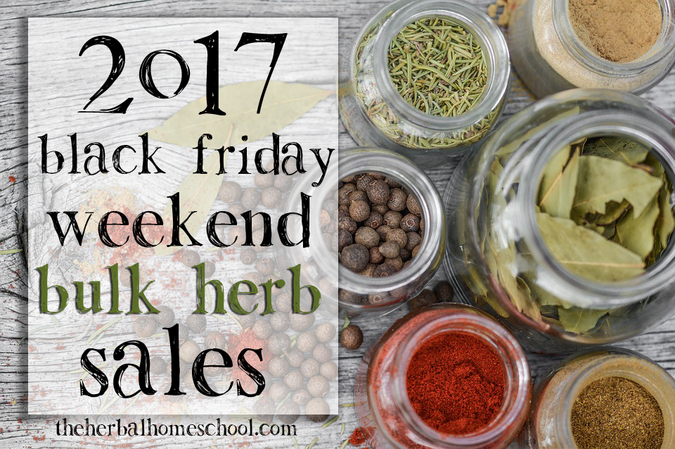 2017 Black Friday Herb Sales